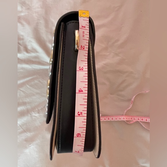 Cavalli class black handbag with decor - Picture 10 of 15